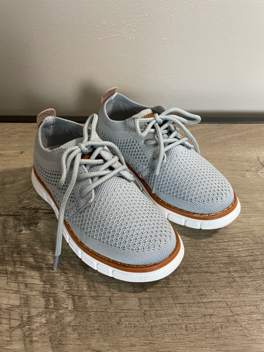 Little Boys BRUNO MARC Light Grey MESH Dress SNEAKERS Lace Up OXFORDS 9